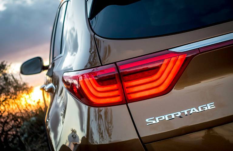 2017 Kia Sportage tail lights