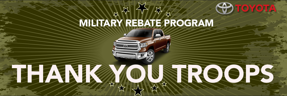 Military Rebate Program