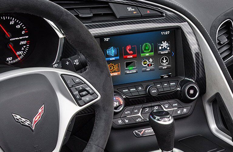 2017 Chevy Corvette technology features