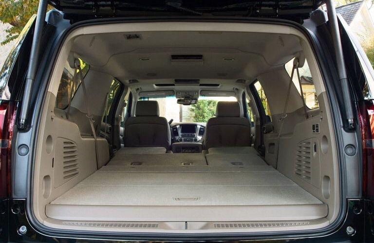 2017 Chevy Suburban cargo space