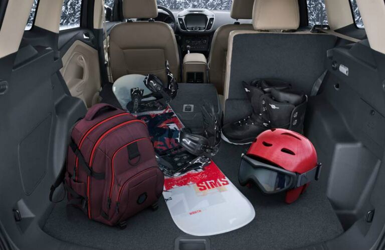2017 Ford Escape loaded with cargo
