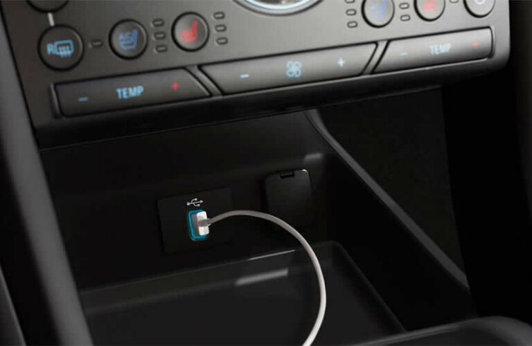2017 Ford Fusion interior charging station