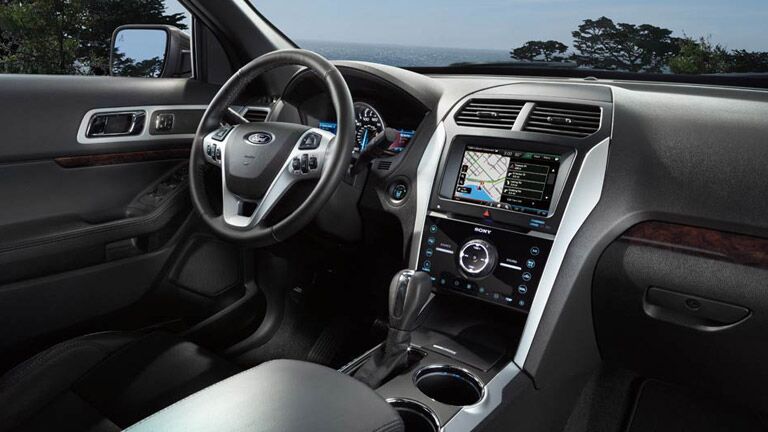 The 2015 Ford Explorer Atlanta GA has a sleek interior.
