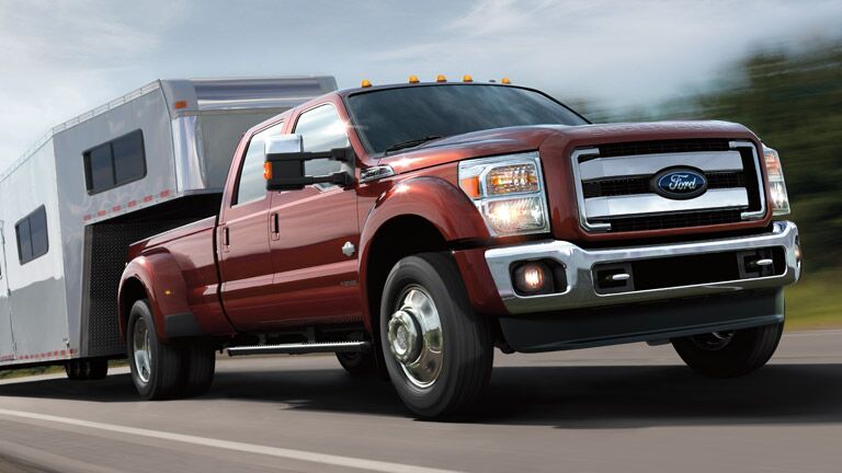 Stylish red 2015 Ford Super Duty F-450