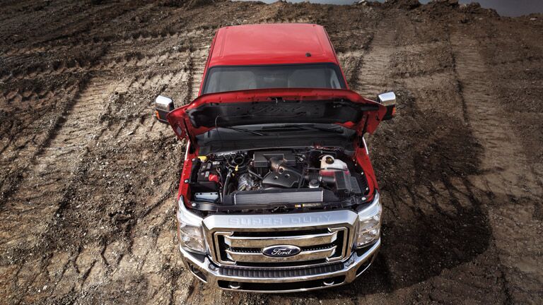 High-powered engine on the 2015 Ford Super Duty F-350