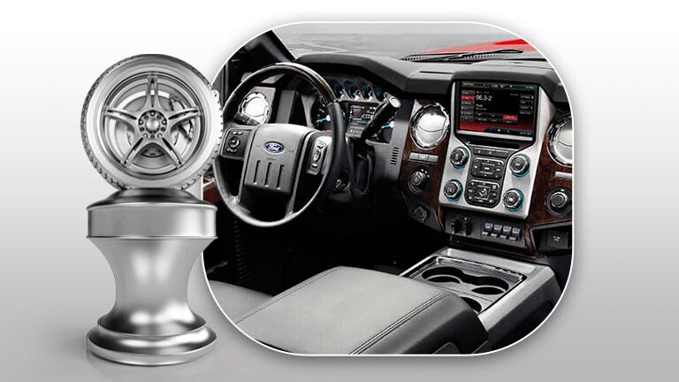 steering wheel and dashboard 2015 Ford Super Duty F-250