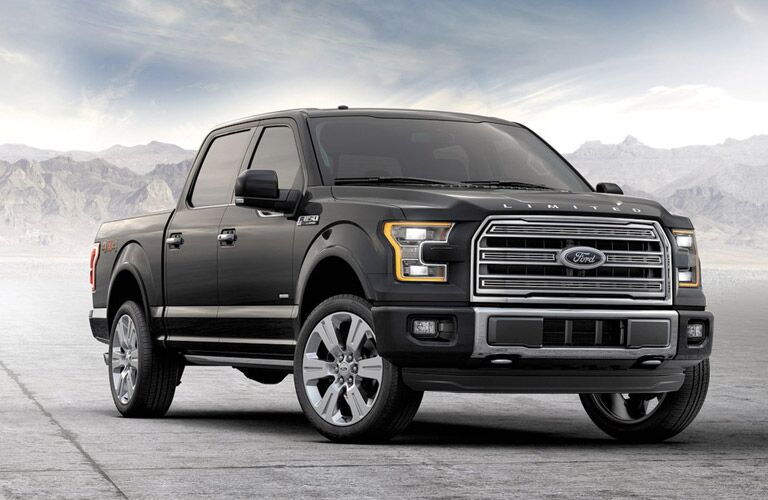 2016 Ford F-150 Limited in black near Atlanta