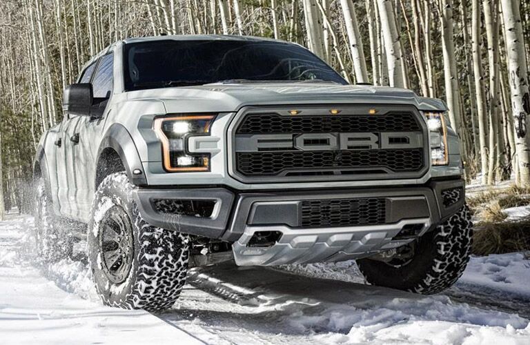 Great view of the 2017 Ford F-150 Raptor grille