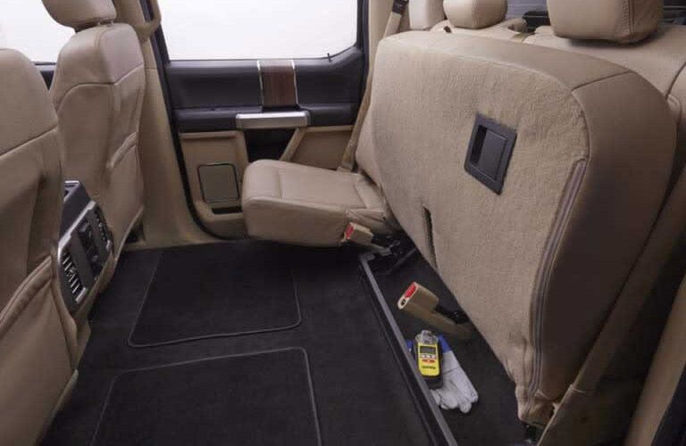 2017 Ford F-150 Raptor fold-up seats