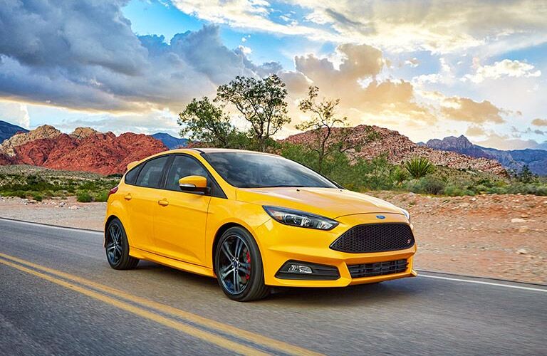 2016 Ford Focus ST on the road