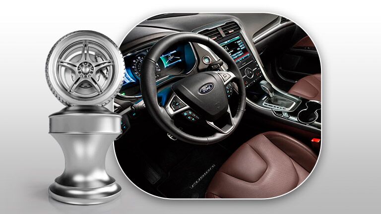 Steering wheel of the 2016 Ford Fusion