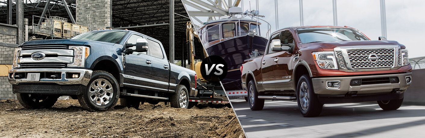2017 Ford Super Duty Vs 2017 Nissan Titan Xd