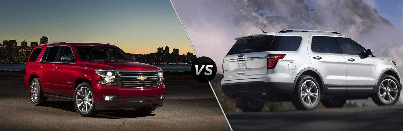 2018 Ford Explorer Vs Chevy Tahoe