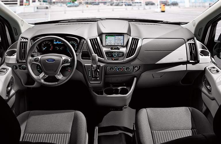 2018 Ford Transit front interior leg room