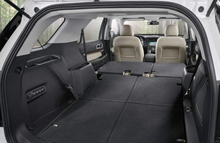 2018 Ford Explorer rear cargo area