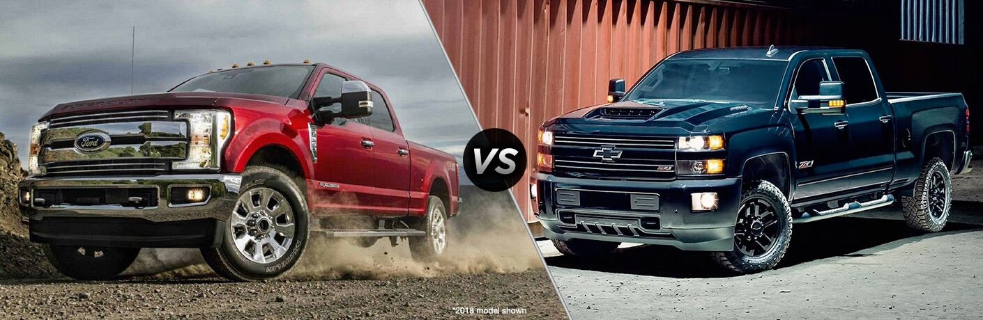 2019 Ford F 250 Super Duty Vs 2018 Chevy Silverado 2500