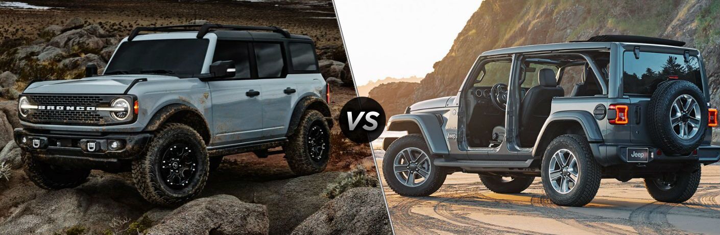 21 Ford Bronco Vs Jeep Wrangler