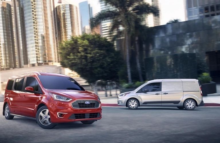 2021 Ford Transit Connect vs 2021 Nissan NV200