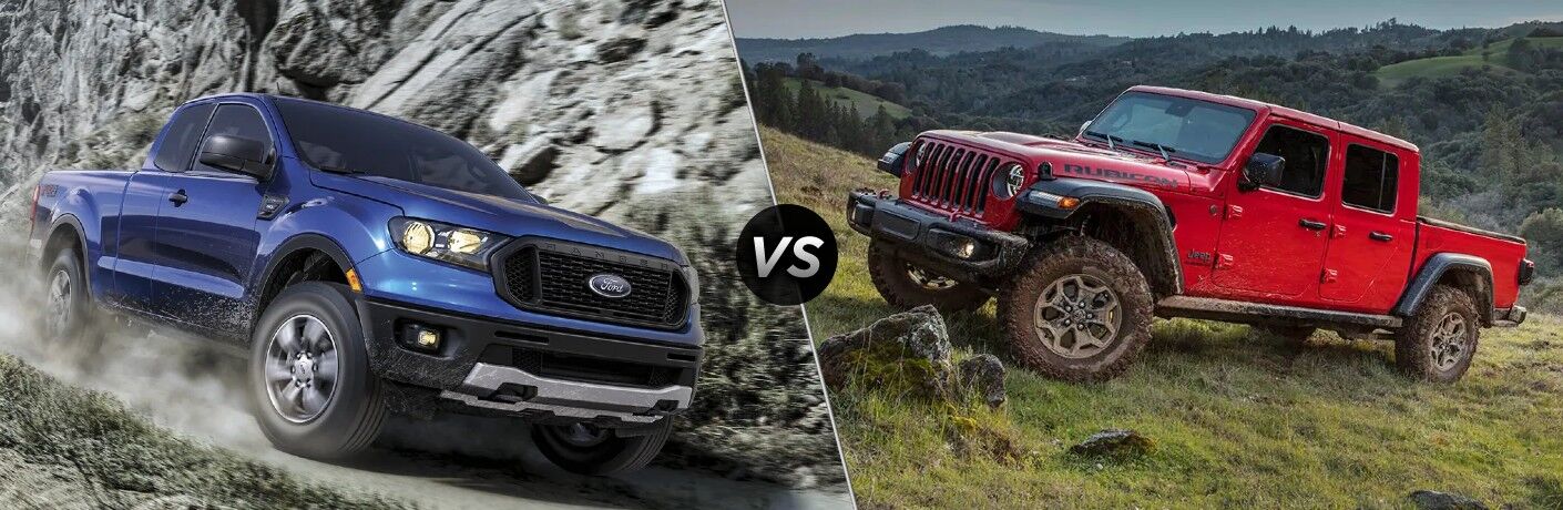 2021 Ford Ranger vs 2021 Jeep Gladiator