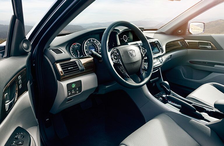 2017 Honda Accord Interior View of Front Seating and Dashboard