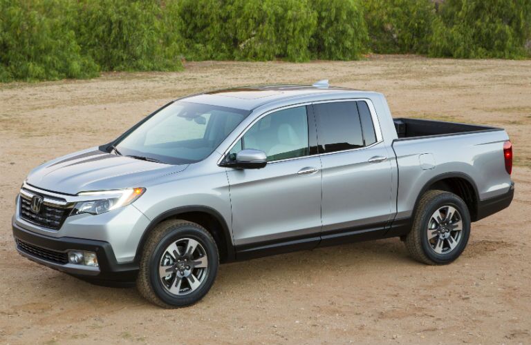 Side View of the Honda Ridgeline in Blue