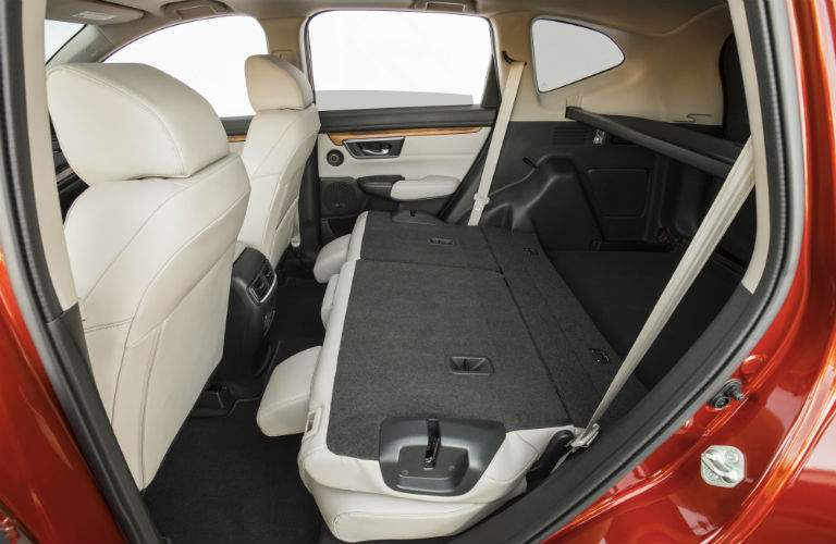 Folded rear seat in 2018 Honda CR-V