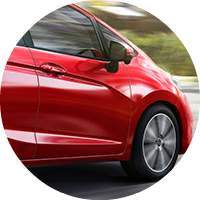 2018 Honda Fit red wheel