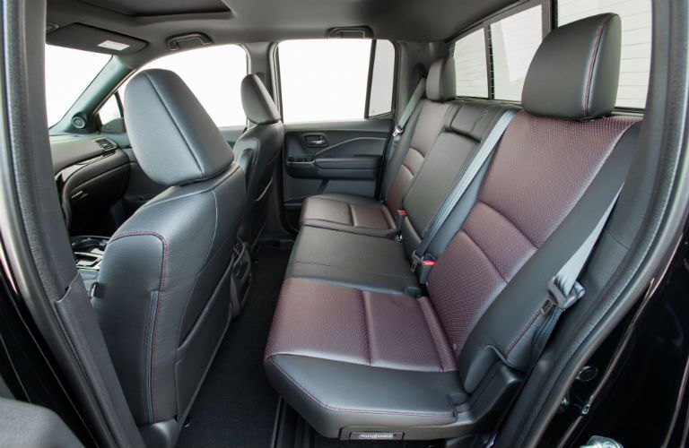 A photo of the rear seat in the 2019 Honda Ridgeline.