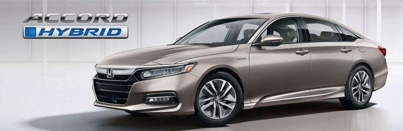2018 Honda Accord Hyrbid Exterior View in Gray