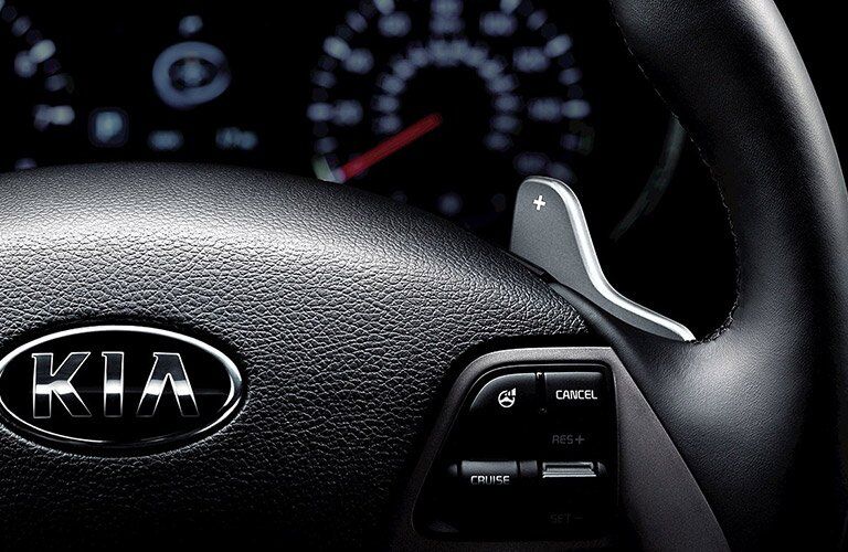 Steering wheel and MID