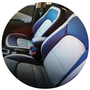 2017 Kia Rio seating material