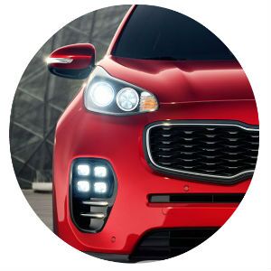 2017 Kia Sportage quad LED fog lights