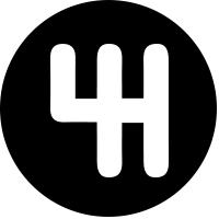 Black dot with a shifter icon