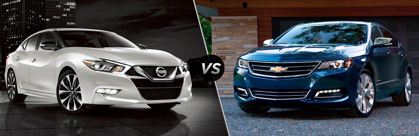2017 Nissan Maxima Vs 2017 Chevy Impala