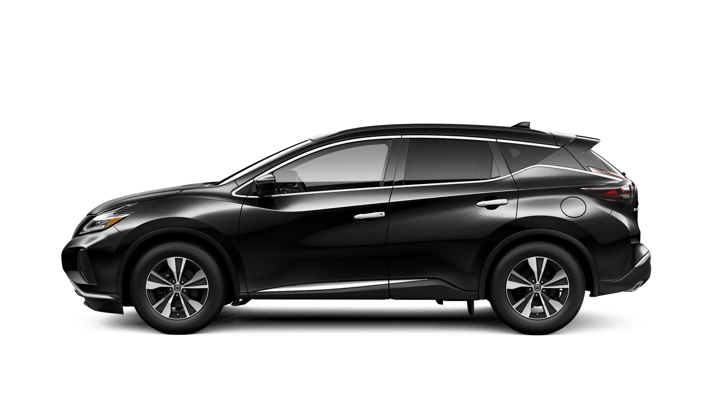 side view of black 2020 Nissan Murano