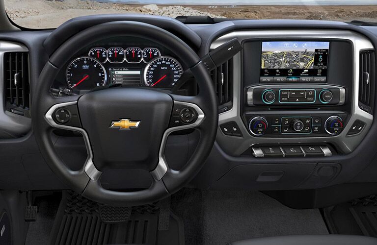 2016 Chevy Silverado dashboard view