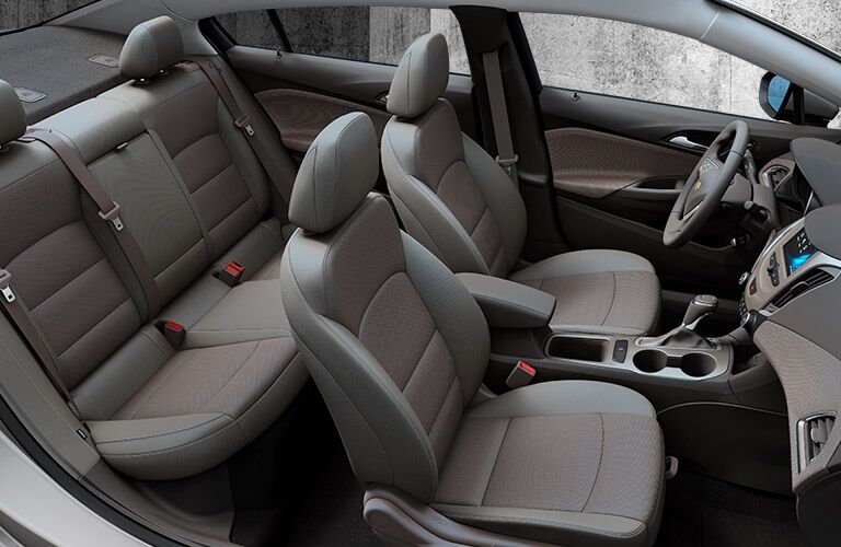interior seating of the 2017 Chevy Cruze