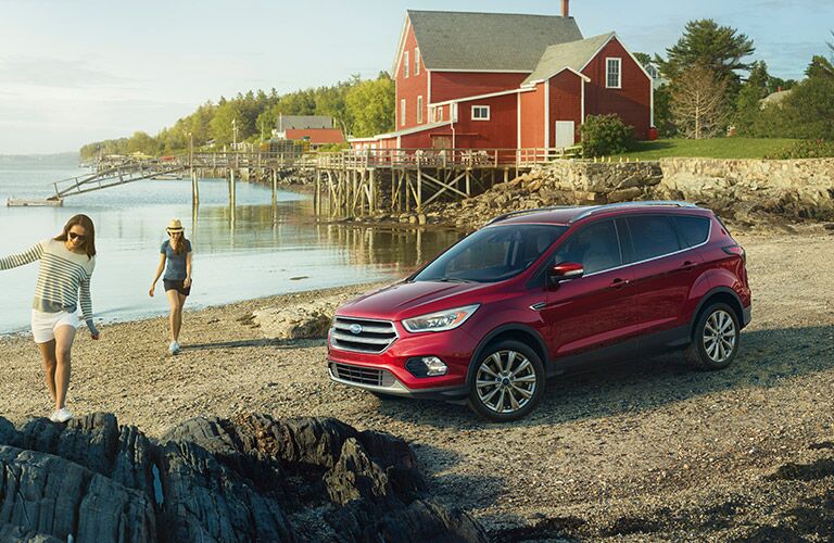 2017 Ford Escape on the beach