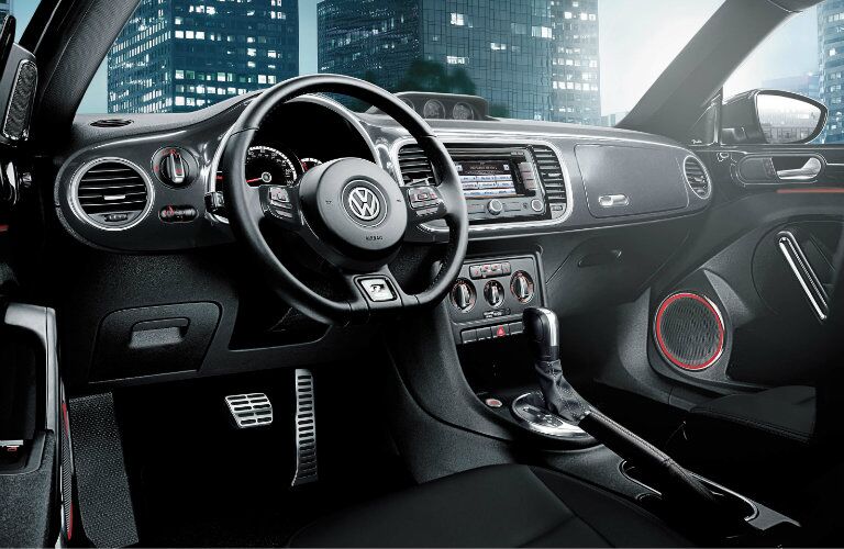 2016 Volkswagen Beetle interior steering wheel features technology