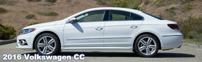 2016 VW CC features and specifications
