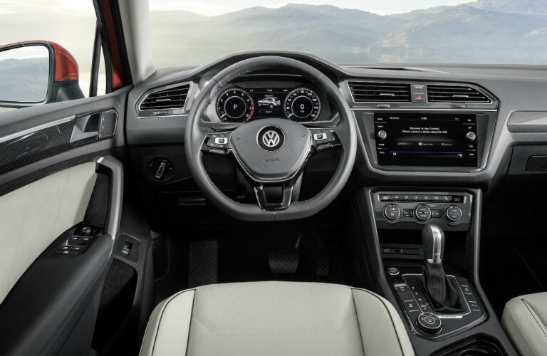cabin and cockpit of volkswagen tiguan