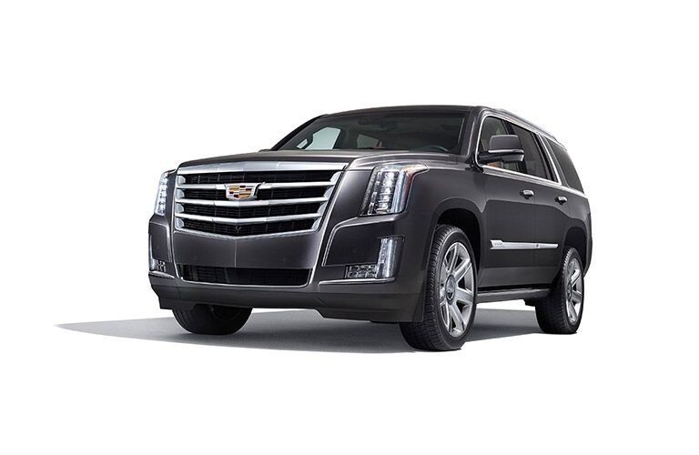 Front/side profile of Cadillac Escalade