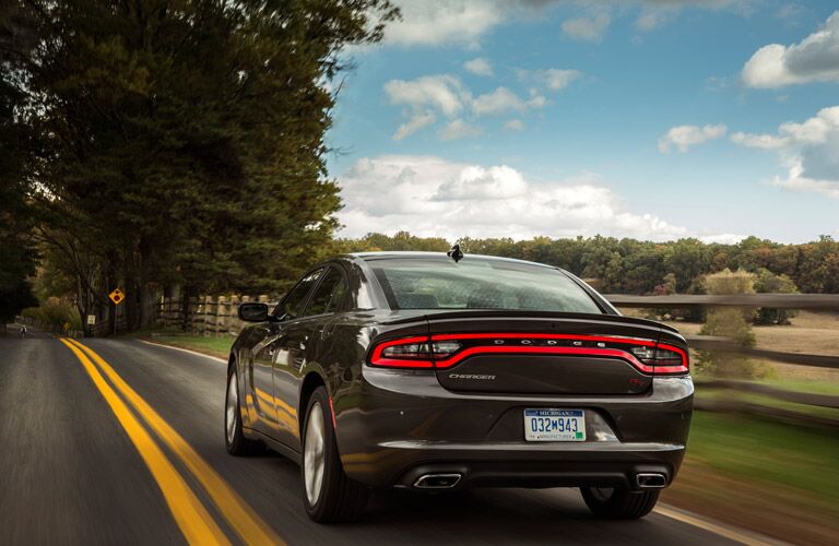 Rear profile of Dodge Charger