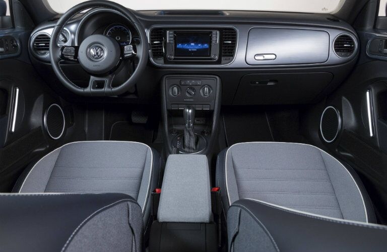 2016 Volkswagen Beetle convertible denim interior