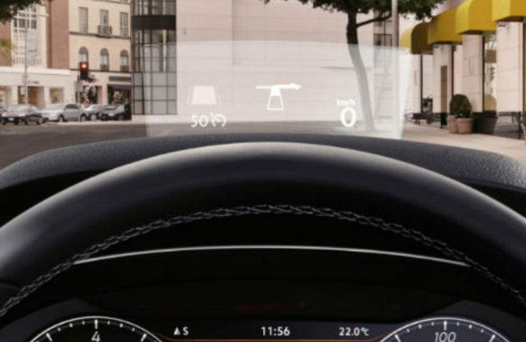 2018 VW Arteon head-up display