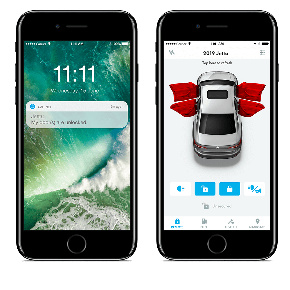 New 2019 Volkswagen Jetta open vehicle notification