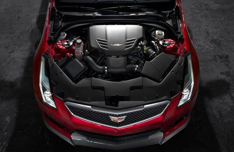under the hood of the 2017 cadillac ats-v