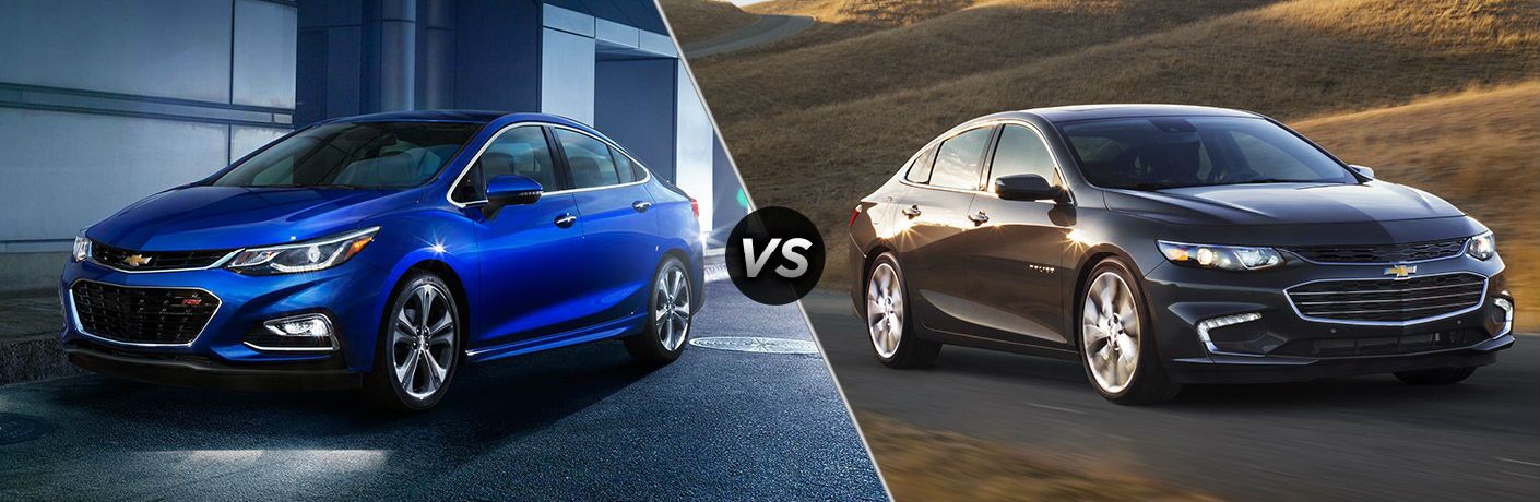 2017 Chevy Cruze vs 2017 Chevy Malibu
