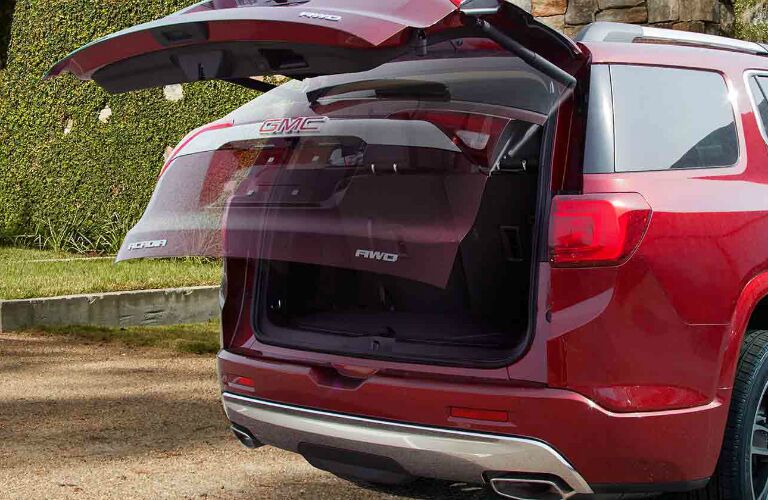 2017 gmc acadia denali hatch opening