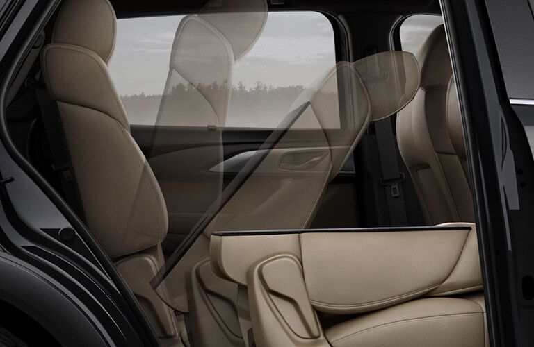 2018 Mazda CX-9 second row tan folding seat